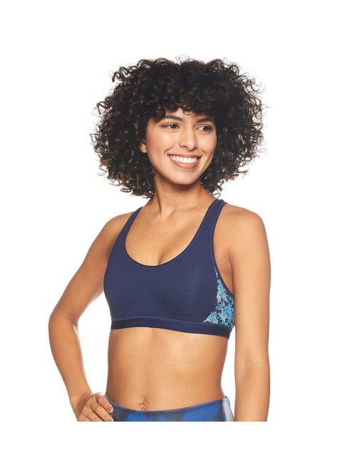 Jockey Women Cotton Low Impact Non Padded Racerback Active Bra