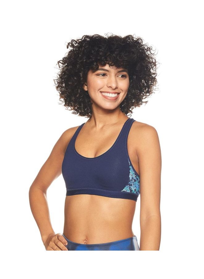 JOCKEY - Jockey Women Cotton Low Impact Non Padded Racerback Active Bra - Image 1
