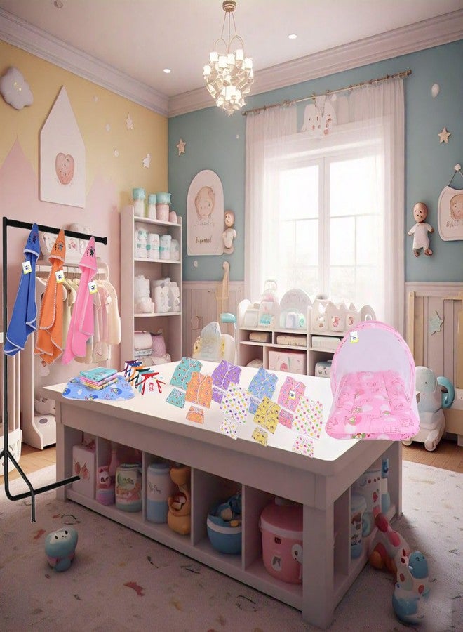 Toddylon 30 in 1 New Born Baby Products All Gift Pack | Baby Bedding Set | Baby Clothes | Essentials Items | Combo Set |New Born Boys Girls | Baby Bed (Multicolor, 0-6 Months) - Image 4