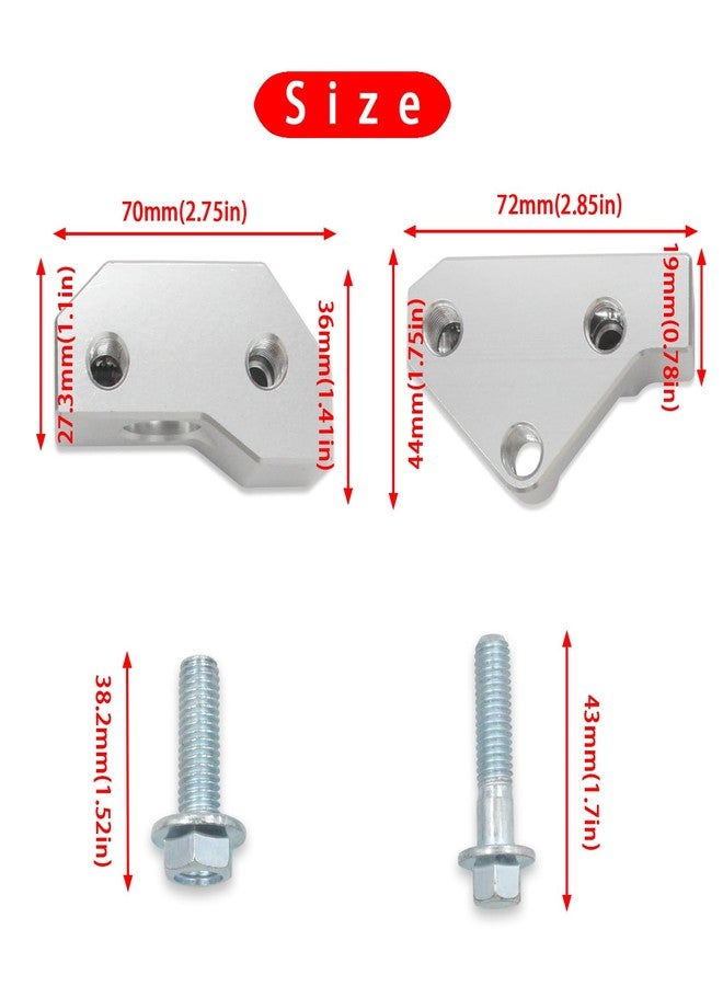 jasperautopart 2Pcs Knock Sensor Relocation Bracket Kit for 1997-2007 GM Gen III LS V8 Engines LS1 LM7 LR4 LQ4 LS6 L59 LQ9 LM4 L33 - Image 4
