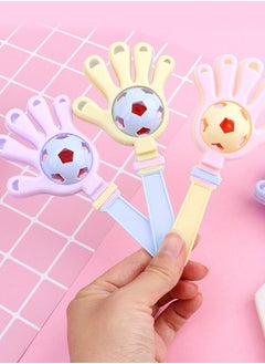 General Musical Rattle Drum Toy(Soccer handbells come in random colors   )  - Image 5