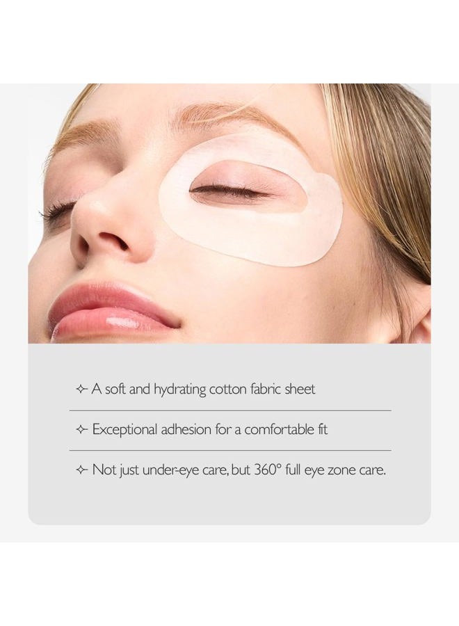 Genabelle PDRN 360° Rejuvenating Eye Mask – Full Eye Area Eye Patches for Hydration, Firming & Elasticity with PDRN & Peptides – Targets Dark Circles, Puffiness & Fine Lines, Glass Skin – 3.38 fl oz. - Image 5