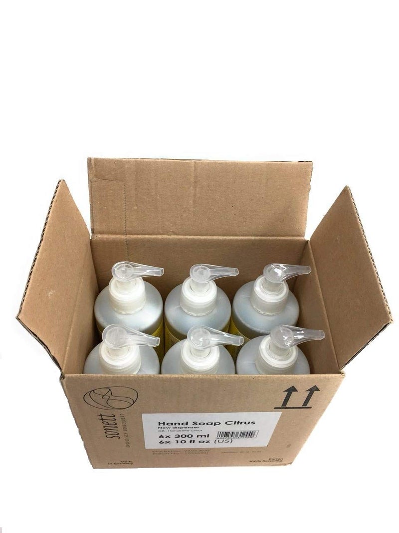 Sonett Organic Hand Soap Liquid Citrus Body Care suitable for hands Face and body 6 Count Certified Organically Grown - Image 4