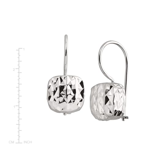 Silpada 'Rounded Cube' Drop Earrings in Textured Sterling Silver - Image 5