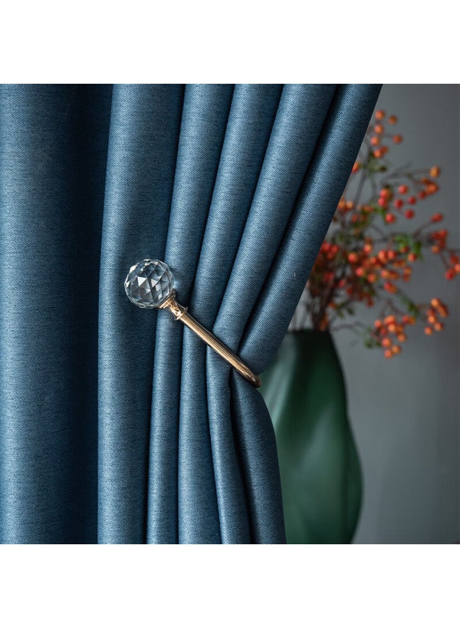 JD.com Jd Jingzao Double-sided Deep Blue Curtains, 99% Blackout Sunshade Curtains, Finished Bedroom Hook-style, Width 2 * Height 2.7 Meters - Image 1