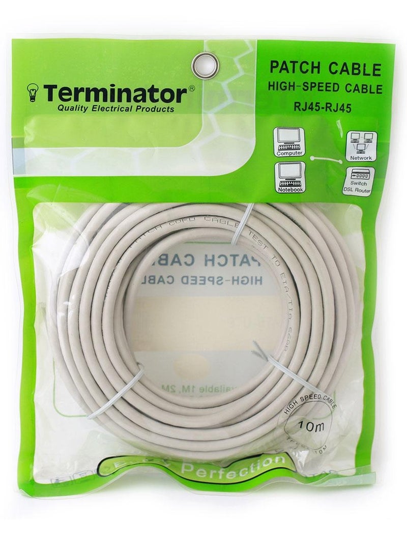 Terminator High Speed Patch Cable Cat6 10 Meters, Terminator, Tpcc6 10 - Image 1