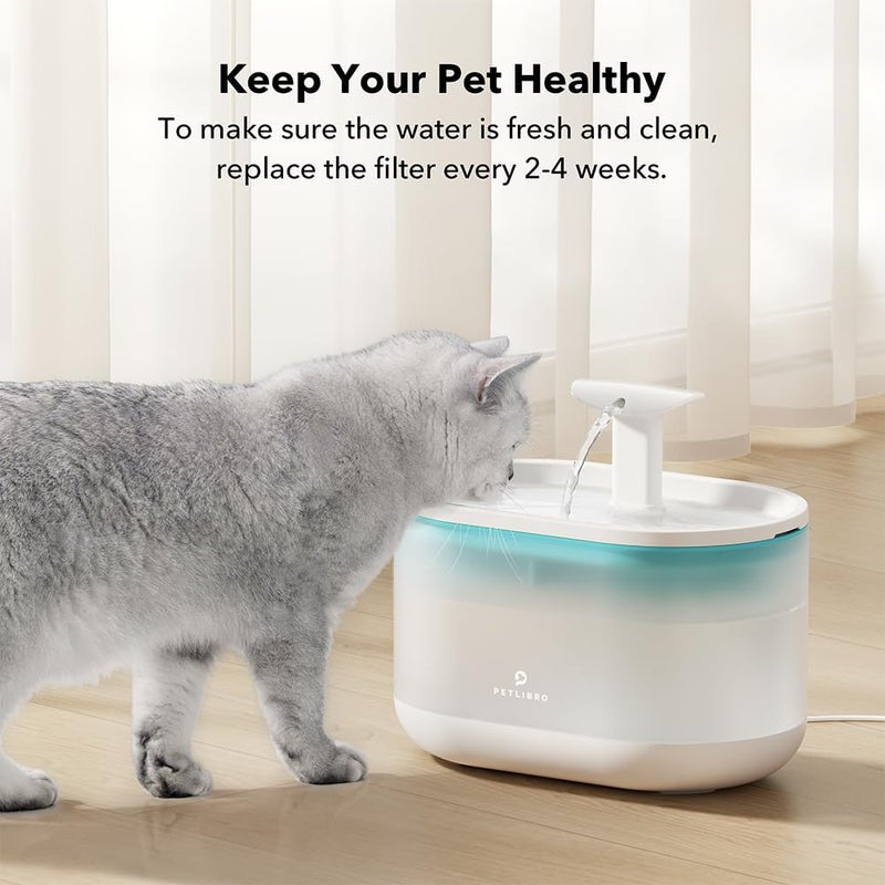 PETLIBRO 8 Packs Replacement Filters for Capsule Cat Water Fountain PLWF002, 4 Months Set of Replacement Filters for Ultra Quiet Pet Water Fountain - Image 5