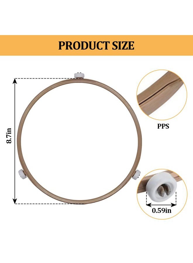 smrtcol Microwave Turntable Ring Replacement 8.7-Inch Microwave Oven Spinner Replacement Parts with 3 Smooth Rollers Universal Fit for Most Microwaves - Image 2