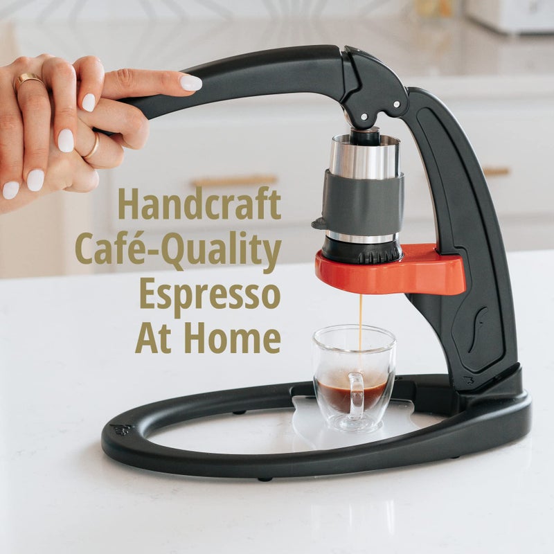 Flair Espresso Maker - Classic with Pressure Kit: Manual Lever Espresso Machine with Stainless Steel Tamper, Pressure Gauge and Carrying Case - Image 5