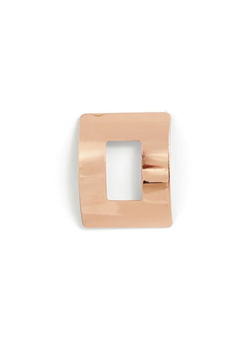 Priyaasi Brass Geometric Studs
