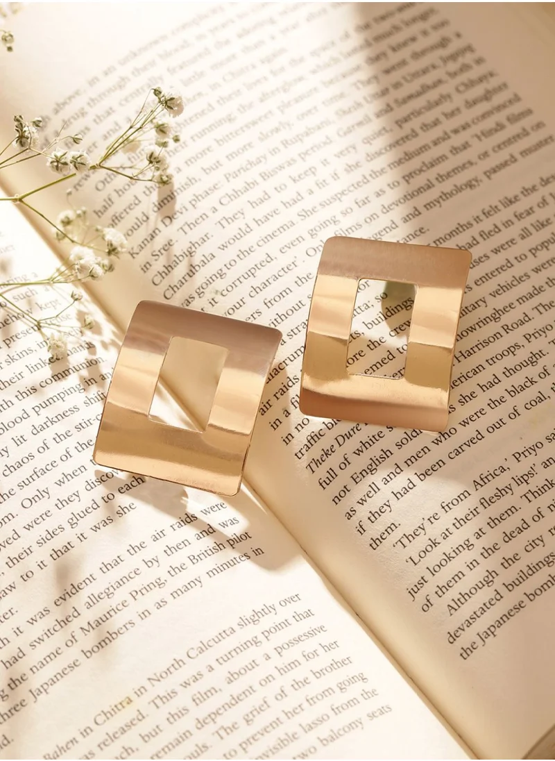 برياسي Brass Geometric Studs