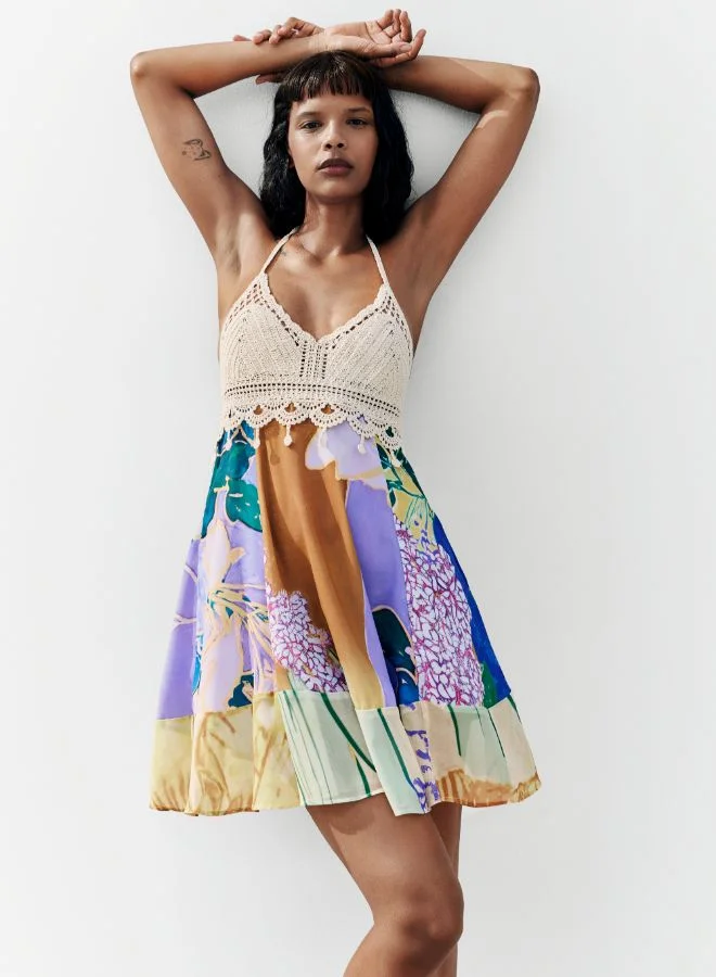 DESIGUAL Sleeveless printed dress