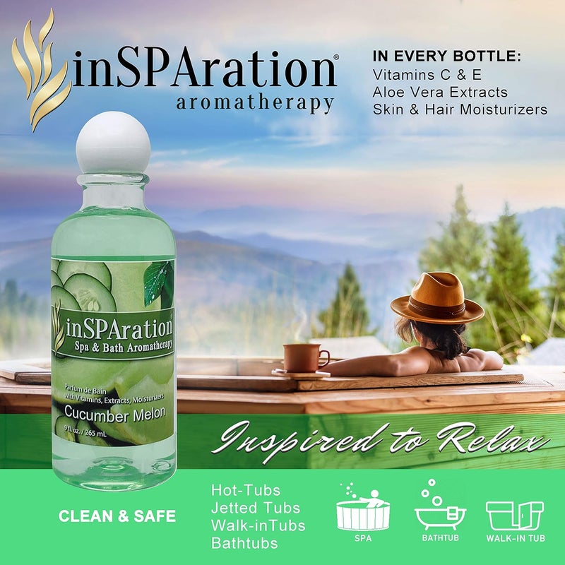 InSPAration Cucumber Melon Aromatherapy (9 ounces) - Image 3