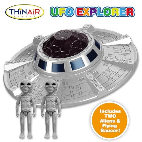 Nature Bound UFO Spaceship Space Toy, Kids Spaceship Playset with Two Aliens, Lights & Sounds, Educational STEM Adventure, 1:18 Figure - Image 2