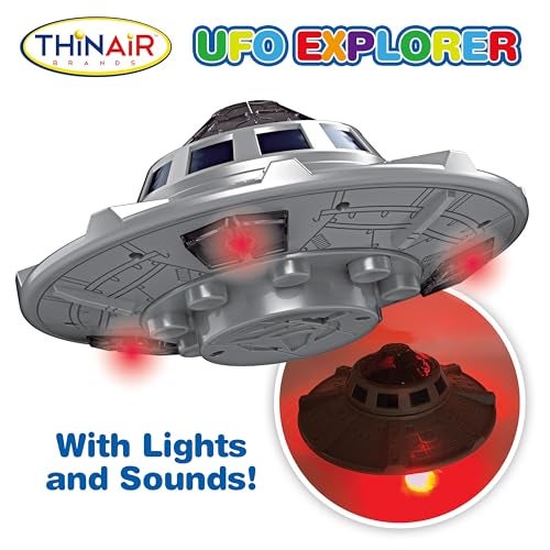 Nature Bound UFO Spaceship Space Toy, Kids Spaceship Playset with Two Aliens, Lights & Sounds, Educational STEM Adventure, 1:18 Figure - Image 5