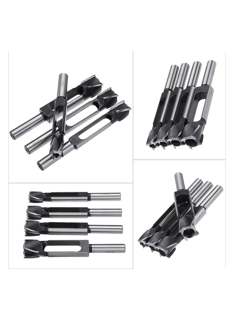 Woodworking Plug Hole Cutter Set for Furniture Making Core Drill with 8mm 10mm 12mm 15mm Sizes Perfect for Carpentry - Image 5