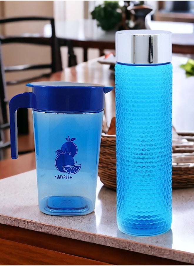 JAYPEE Jaypee Pour in Jug 1200ml with Bottle 1000ml -Blue  - Image 1