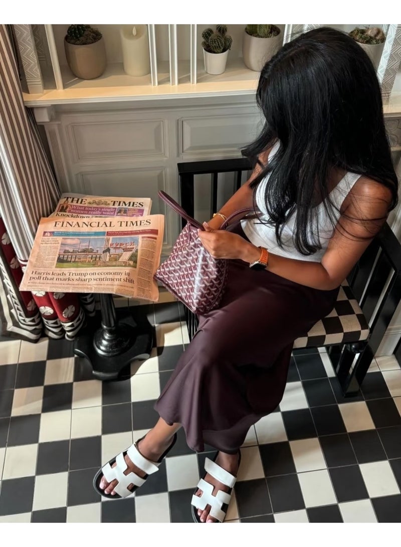 Yara Women's Reversible Fashion Tote Handbag with Detachable Small Pouch Stylish Casual Versatile for Everyday Use - Image 2