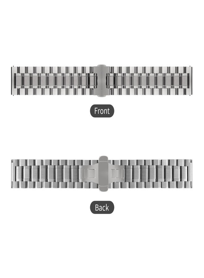 TStrap Metal Watch Band 12mm - Silver Quick Release Watch Bands for Men Women - Stainless Steel Smart Watch Strap Bracelet Replacement Polished - 12mm ... 20mm 22mm 24mm - Image 2