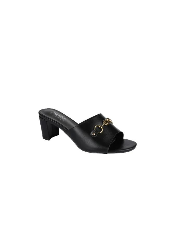 Michelle Morgan Ladies Mid Heel 213RC193 Black
