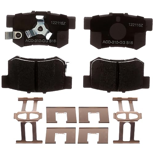 ACDelco Silver 14D1086CHF1 Ceramic Rear Disc Brake Pad Set - Image 1