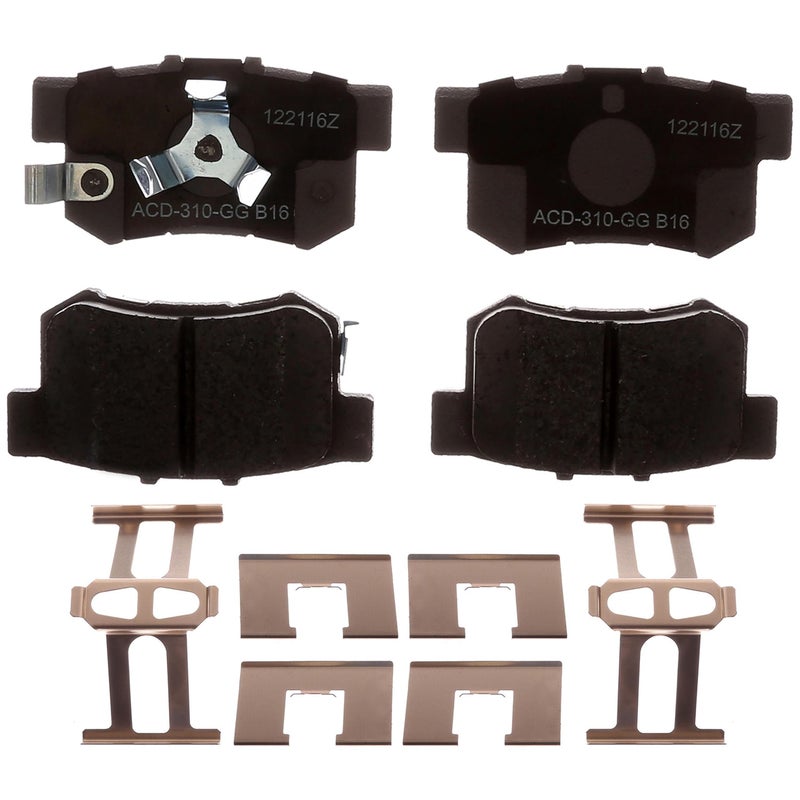 ACDelco Silver 14D1086CHF1 Ceramic Rear Disc Brake Pad Set - Image 3