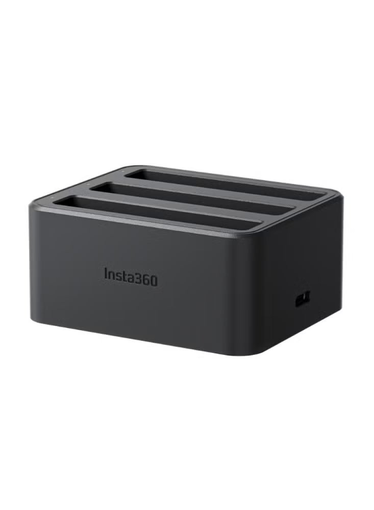 Insta360 Power Fast Charge Hub for Insta360 X4 – Black High-Performance Charger - Image 1