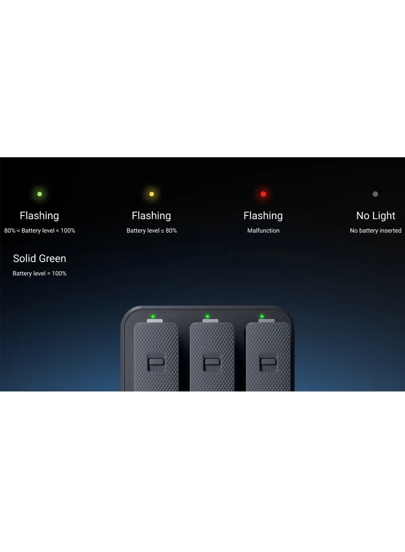 Insta360 Power Fast Charge Hub for Insta360 X4 – Black High-Performance Charger - Image 5