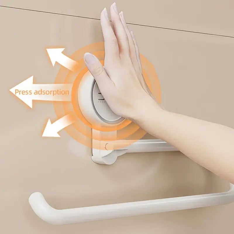 Linear Wall-Mounted Paper Roll Dispenser | Hand Towel Holder for Bathroom | Napkin Holder for Kitchen | Paper Holder | Towel Bar with Vacuum Suction Easy One Push Installation - Image 5