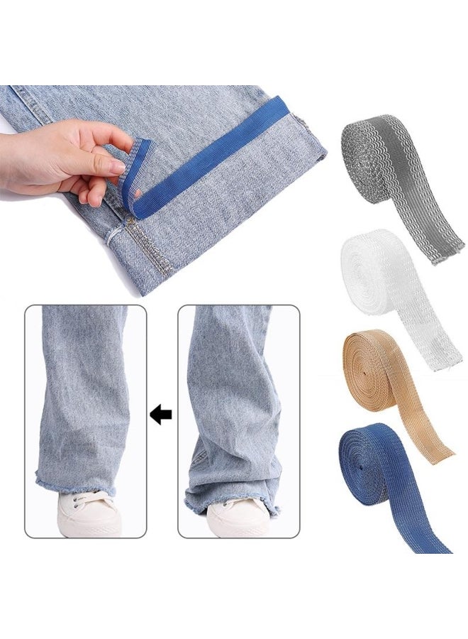 3/10M Self-Adhesive Quick Pants Paste Iron on Pants Edge Shorten Repair Pants for Jean Clothing DIY Sewing Material Sewing Accessories  - Image 1