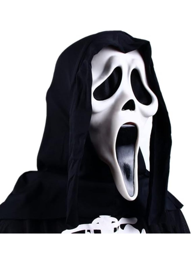 HI-FINE Halloween Mask Natural Latex Scary Skull Mask Horror Full Head Masque Halloween Party Costume Cosplay Props - Image 4