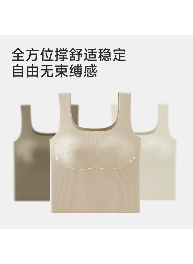 MIIOW Wire-Free Bra With Built-In Pads, Side Support For A Slimming Effect, Versatile Camisole For Women, Suitable For Outer Wear - Image 4