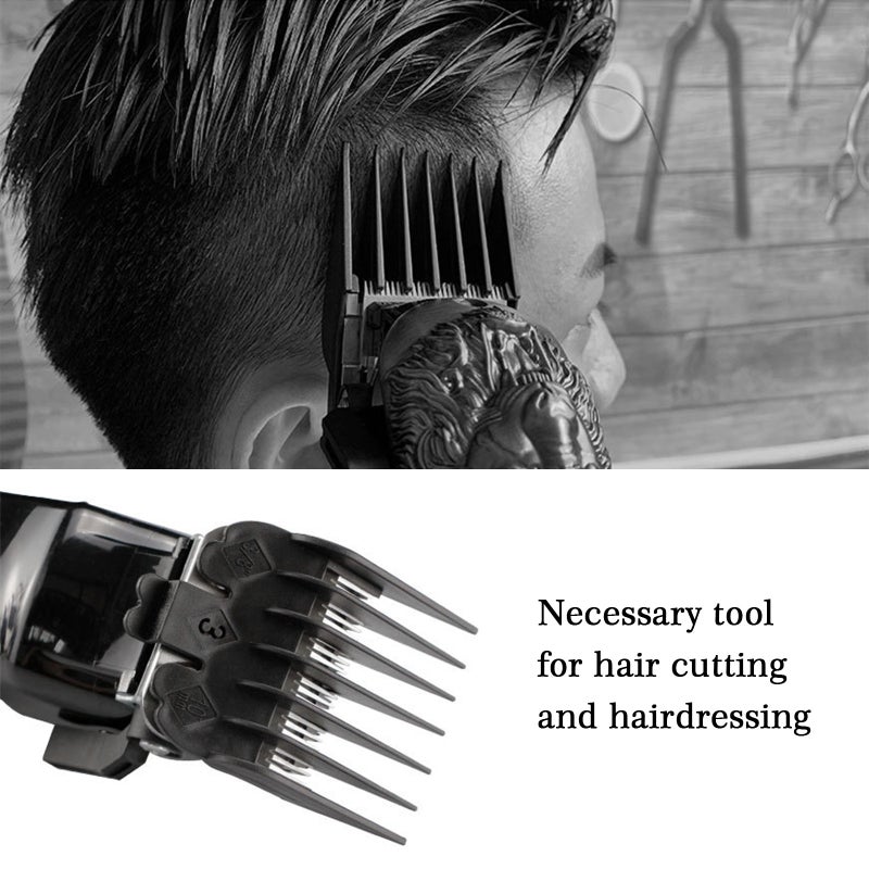 8 Sizes Professional Cutting Guide Comb Set Black Limit Comb Set for Electric Hair Trimmer Shaver Hairdressing Tool  Replacement for Wahl Electric Hair Clipper - Image 5