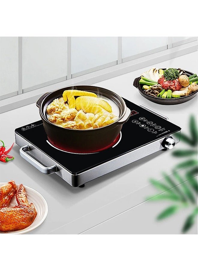Joshberg 3500W Infrared Cooker,Single Infrared Ceramic Hot Plate, Electric Infrared Burner Compatible for All Cookwares -Black  - Image 3