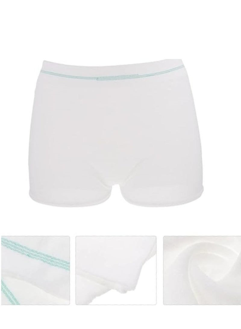 ماكدو سراويل داخلية للأمومة وما بعد الولادة، سراويل صحية ناعمة، سراويل داخلية شبكية مرنة عالية الخصر قابلة للتهوية، سراويل داخلية للأمومة على شكل حرف C (10 قطع، مقاس XL) - Image 2
