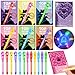 Zenoble 24 Pack Valentines Day Cards for Kids Classroom with Valentine Pens Valentines Magic Spy Pen Gifts for Classroom Exchange Rewards Party Favors Prizes - Image 2