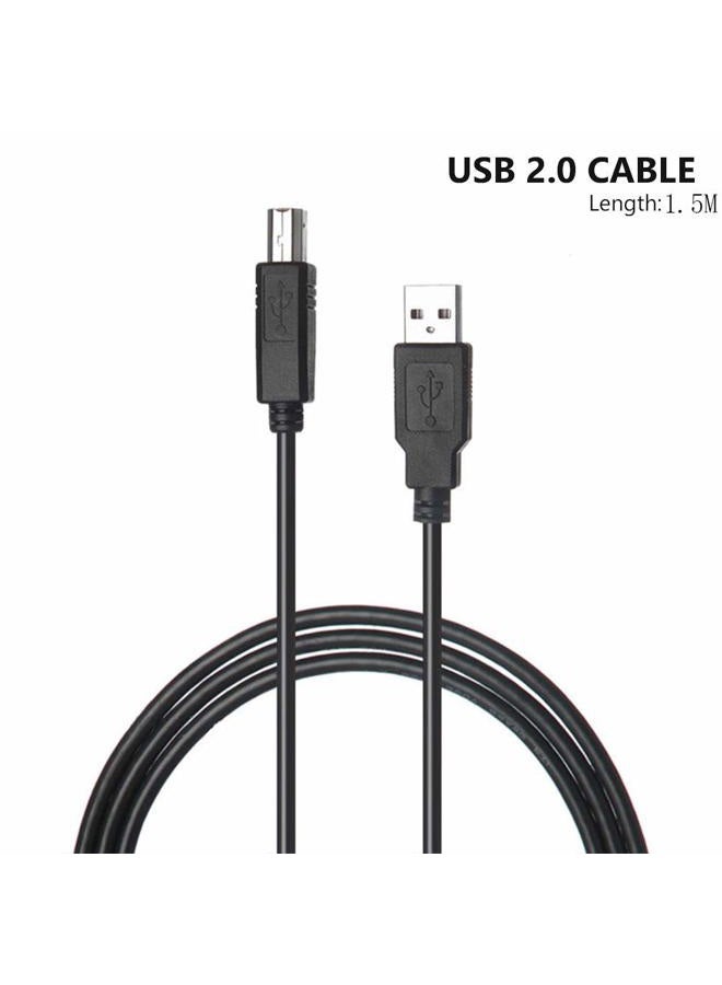 WEARE Focusrite USB MIDI Cable 2.0 Compatible with Scarlett Solo (2nd Gen), Scarlett 2i2, Numark PT01, Vangoa VGK6200, Peavey USB-P - Image 4