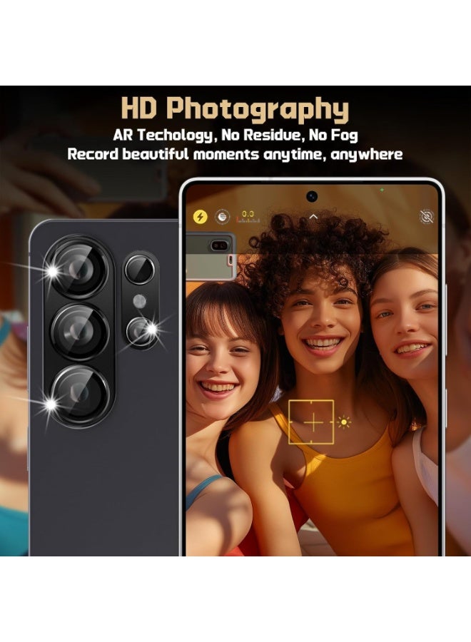 شاشة حماية لموبايل سامسونج جالاكسي S26 الترا، تدعم فتح القفل ببصمة الإصبع، مقاومة للخدش، خالية من الفقاعات، سهلة التركيب، درجة صلابة 9، شفاف بالكامل لسامسونج S26 الترا (شفاف) - Image 5