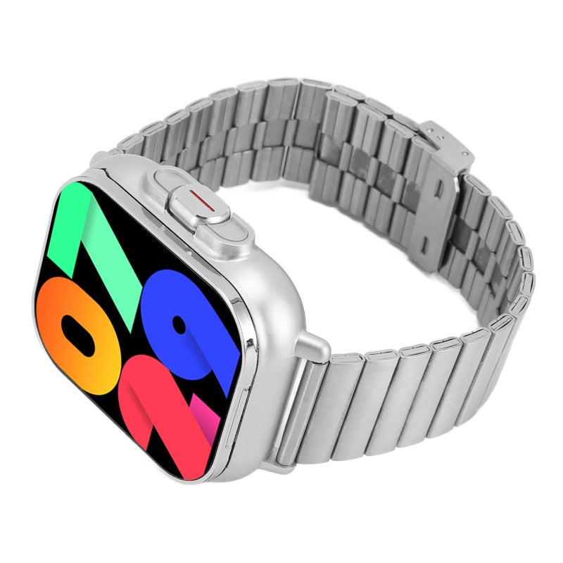 Smart Watch With Earbuds 2.01 Inch HD Screen Innovative 2 in 1 Design Fitness Tracker - Long Lasting Battery Life Wireless Headset for IOS Android Fitness Enthusiasts - Image 2