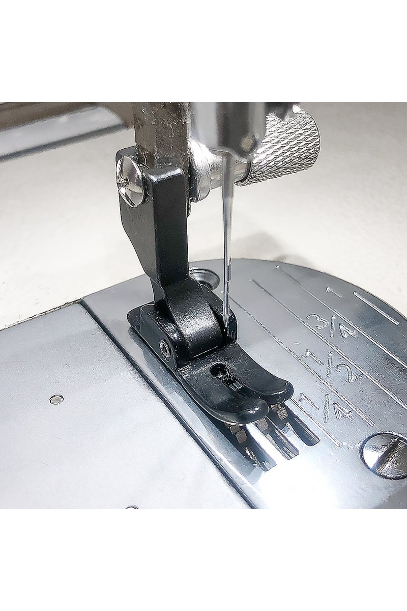 قطعة واحدة من دواسة الضغط الجديدة السوداء من Wizard للأقمشة السميكة والرقيقة، تشغيل سلس دون انقطاع