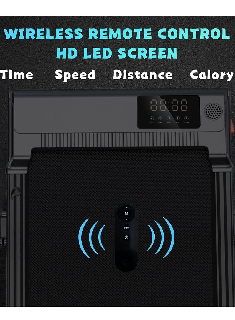 Maston Walking Pad Under Desk Treadmill, Speed Range 1-12Km/H, Portable Treadmills Motorized Running Machine Treadmills For Home, Maximum Load 120Kg Remote Control - Image 2