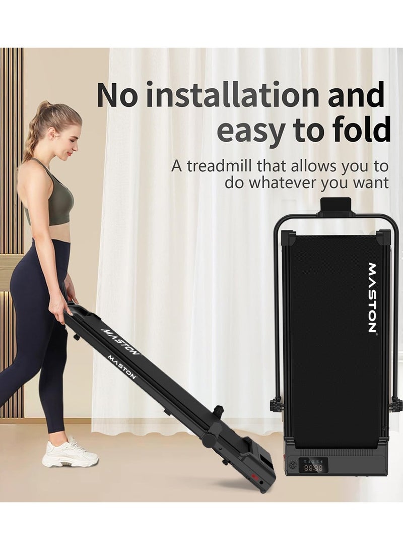 Maston Walking Pad Under Desk Treadmill, Speed Range 1-12Km/H, Portable Treadmills Motorized Running Machine Treadmills For Home, Maximum Load 120Kg Remote Control - Image 3
