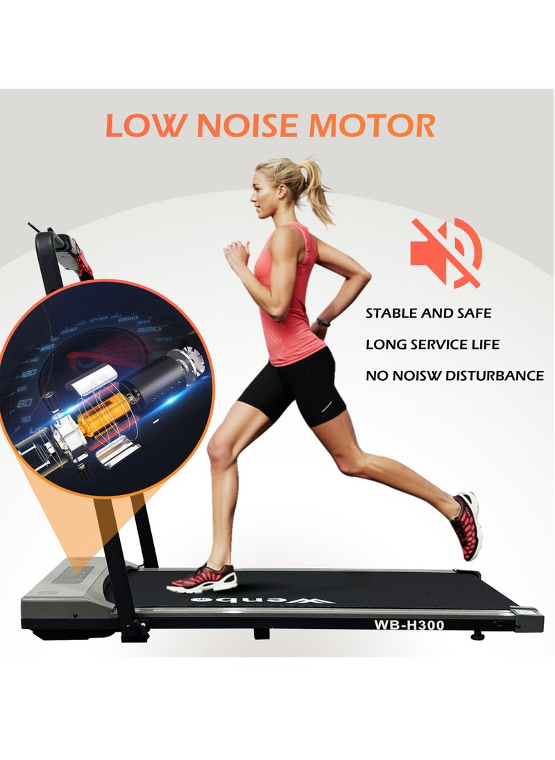 WENBO WB-H300 Walking Pad Under Desk Treadmill, Speed Range 1-12Km/h, Portable Treadmills Motorized Running Machine Treadmills for Home, Maximum Load 120kg Remote Control - pzsku/ZE58ECE82D8499383AABBZ/45/_/1735327906/76c04398-9407-47dc-b230-65a5771d1330