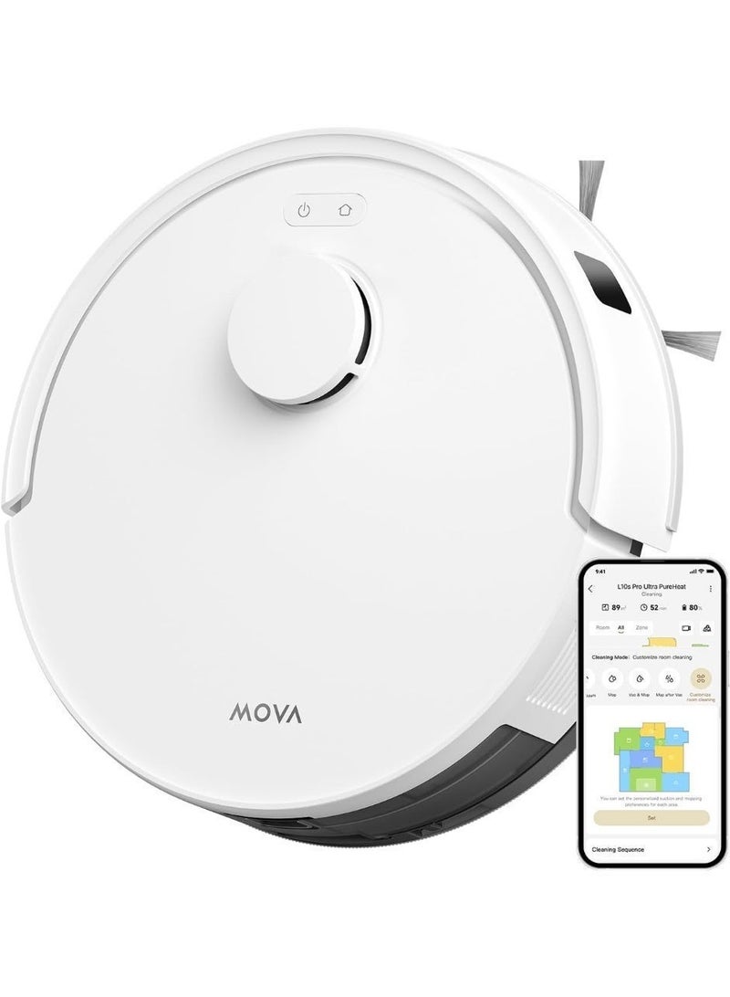 MOVA E20 Robot Vacuum Cleaner, LDS Navigation, 5000 Pa Suction Power, 2-in-1 Vacuum Cleaner and Mop, Compact Body - Image 1