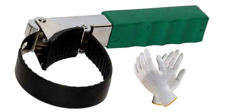 Digital Craft Adjustable Auto Car Oil Filter Belt Strap Wrench Spanner Removal Tool 120 mm Single Sided Adjustable Wrench - Image 1