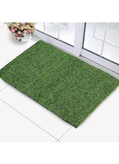 Status Contract Status Artificial Grass Mat, Floor Mat, Door mat Natural Green (Doormat (12 X 18 inch))  - Image 1