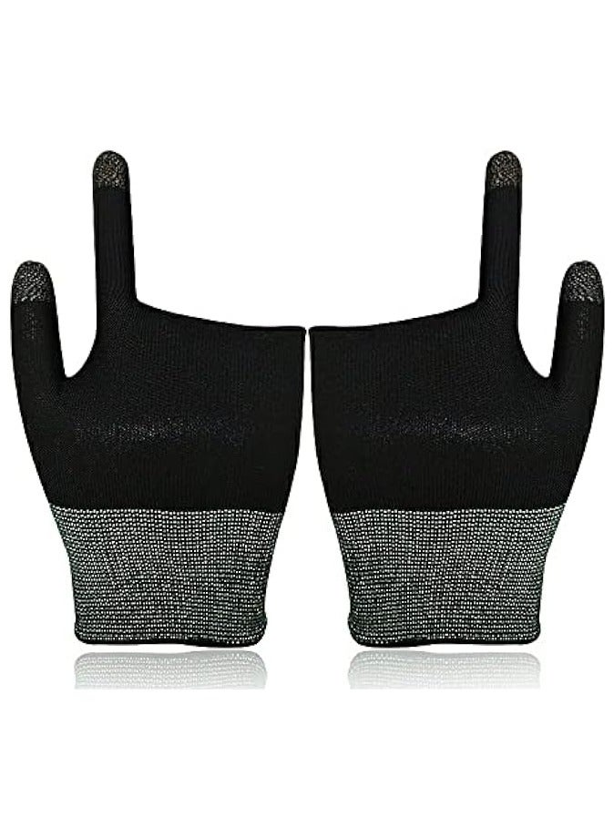 PROMASS E-Sports Gaming Gloves, Gaming Finger Sleeves, Anti-Sweat Breathable, Thumb Sleeves for Highly Sensitive Nano-Silver Fiber Material + Nylon, for PUBG Mobile Phone Games Accessories - Image 3