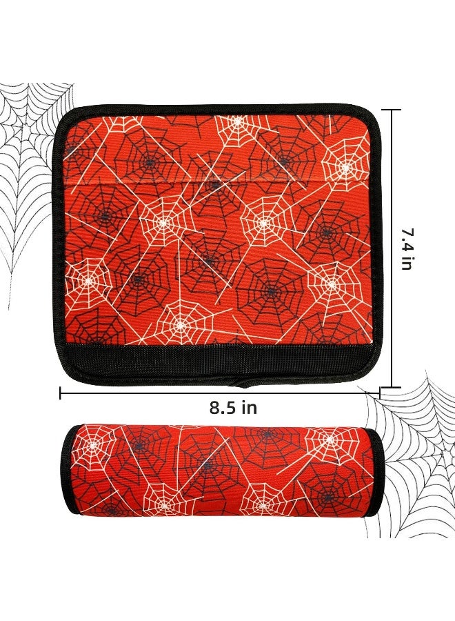 SLEILIN Spider Seat Belt Cover for Kids, Seat Belt Pad for Boys, Car Seat Straps Shoulder Pads for Kids, Kid's Seat Belt Cushion, Shoulder Strap Pad, 1 Pieceï¼ˆRED) - Image 2