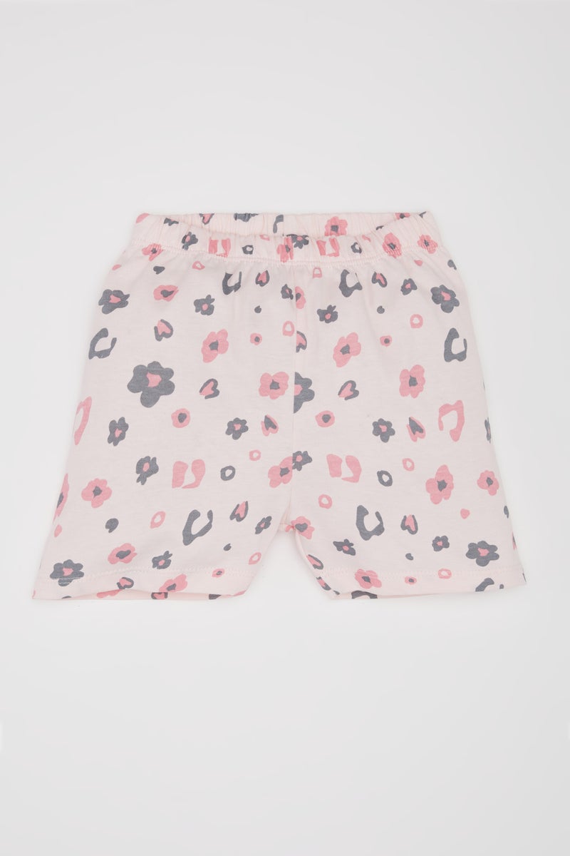 DeFacto Baby Girl 2 piece Regular Fit Knitted Pyjamas  - Image 4
