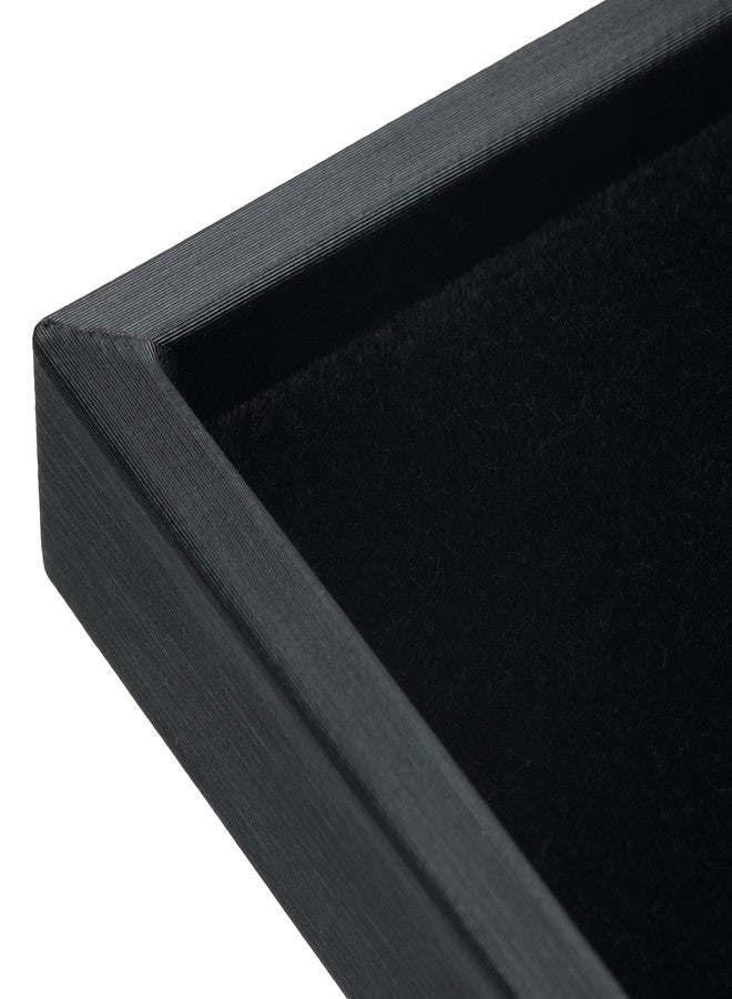 Giftop PU Leather Necklace Pendant Box for Wedding,Jewelry Gift Storage Display Case (Black) - Image 5